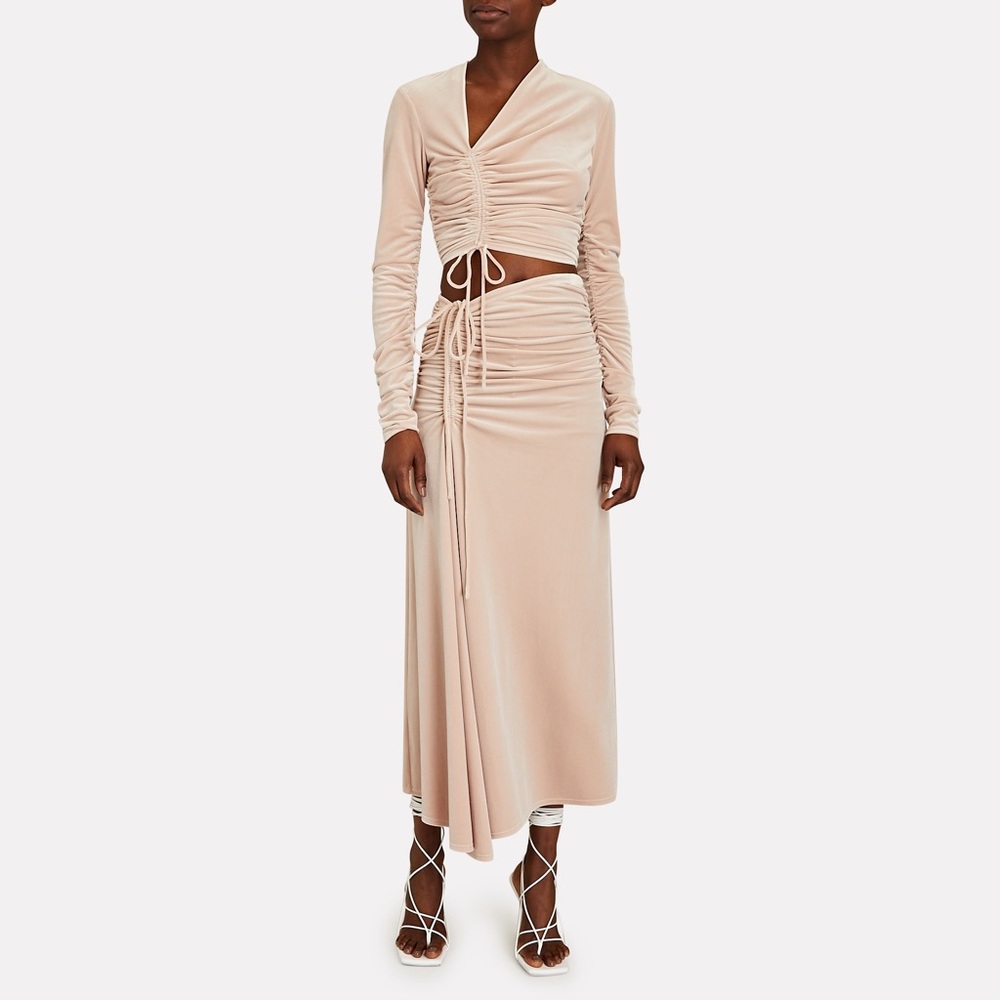 ALC Velvet Top & Skirt Set